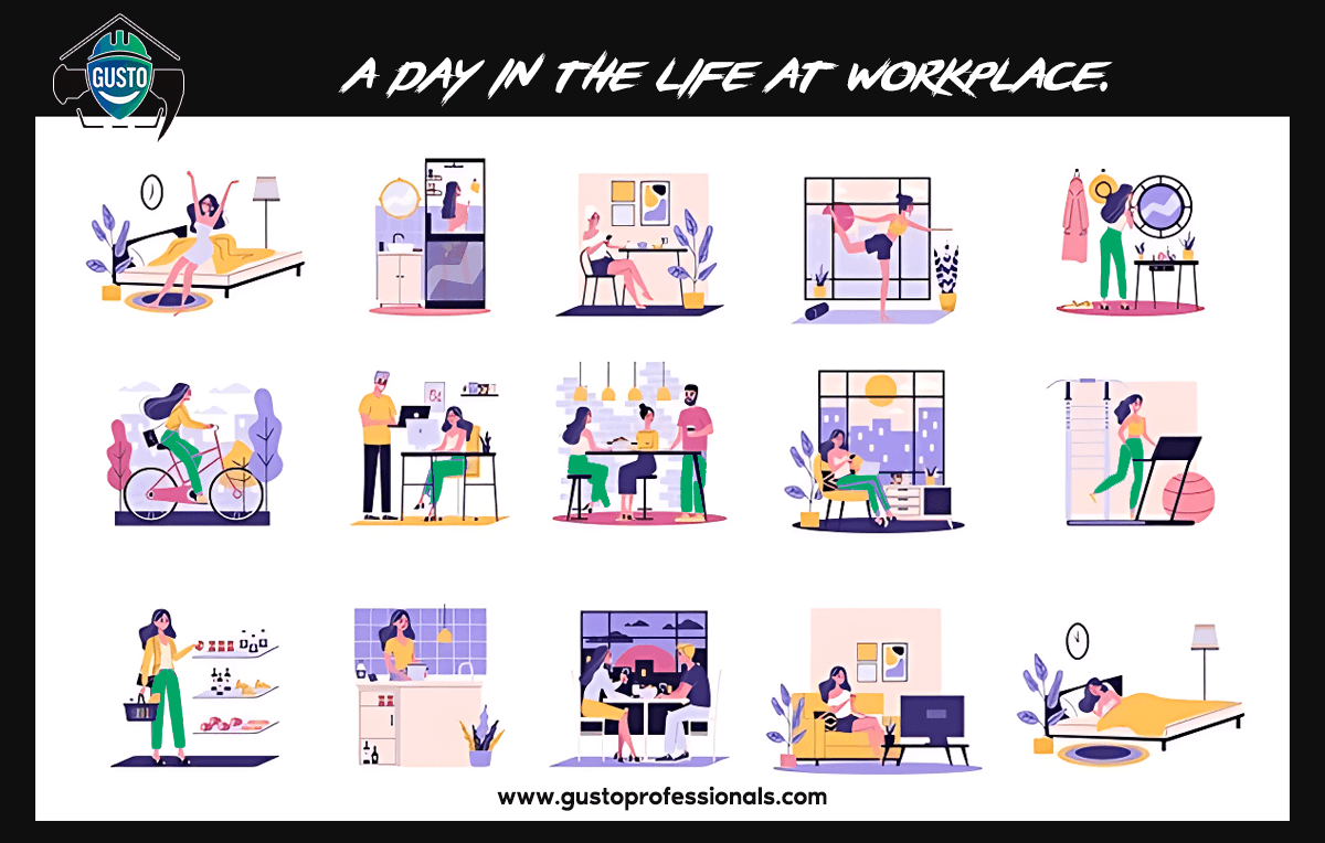 A Day In The Life A Day in the Life at Workplace